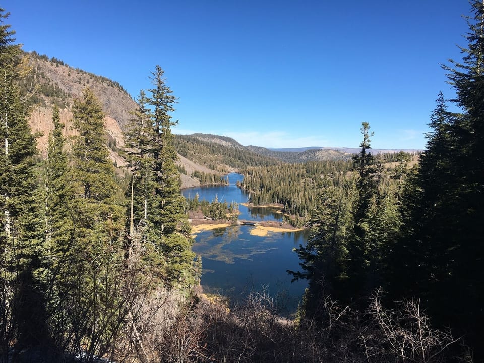 Lakes Basin: Twin Lakes, 3 miles away