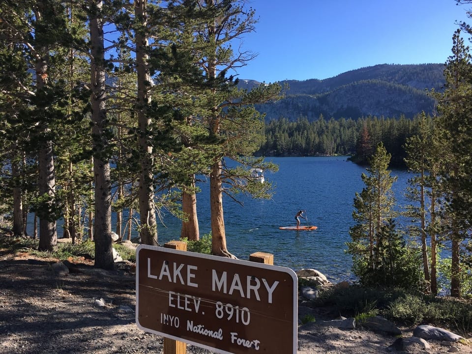 Lakes Basin: Lake Mary, 3 miles away