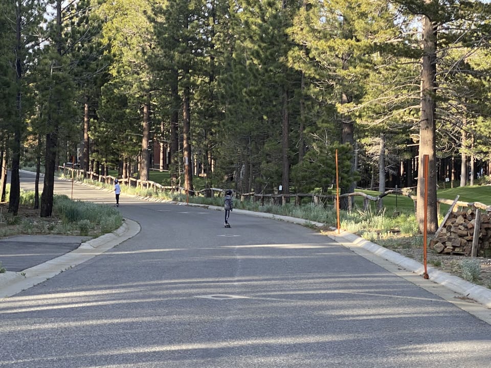 Our street, East Bear Lake Drive - great street for kids
