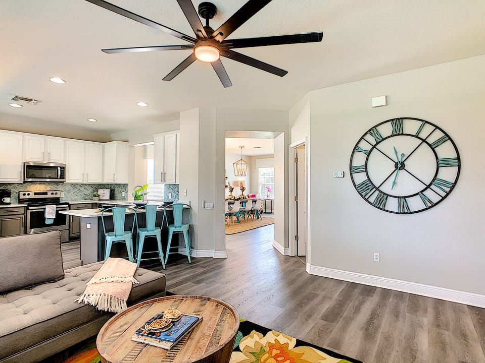 Living Room - Kitchen