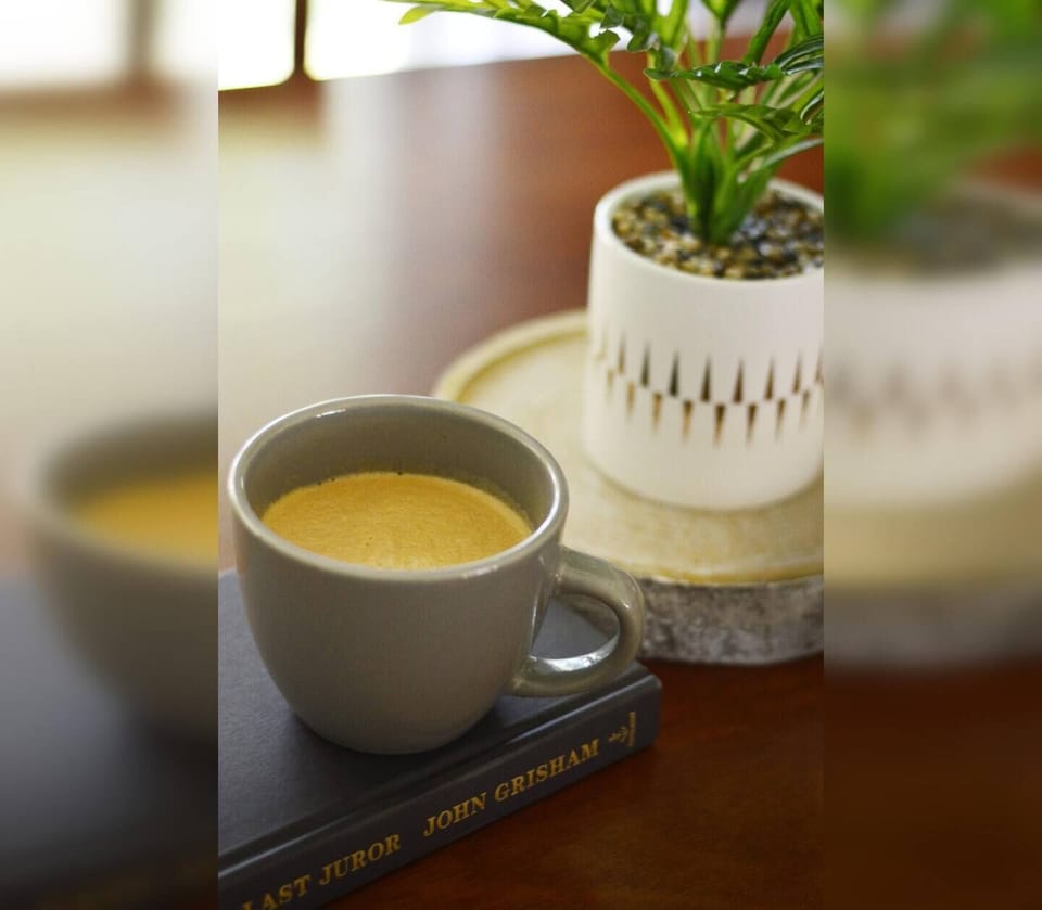 Sit back and relax with your coffee in the living room!