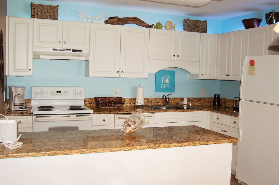 Fully-stocked kitchen