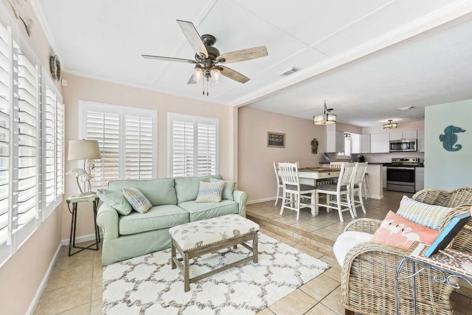 An open floor plan gives this home a light and airy feel