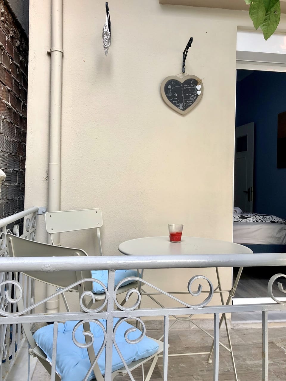 You can enter the terrace from your bedroom!