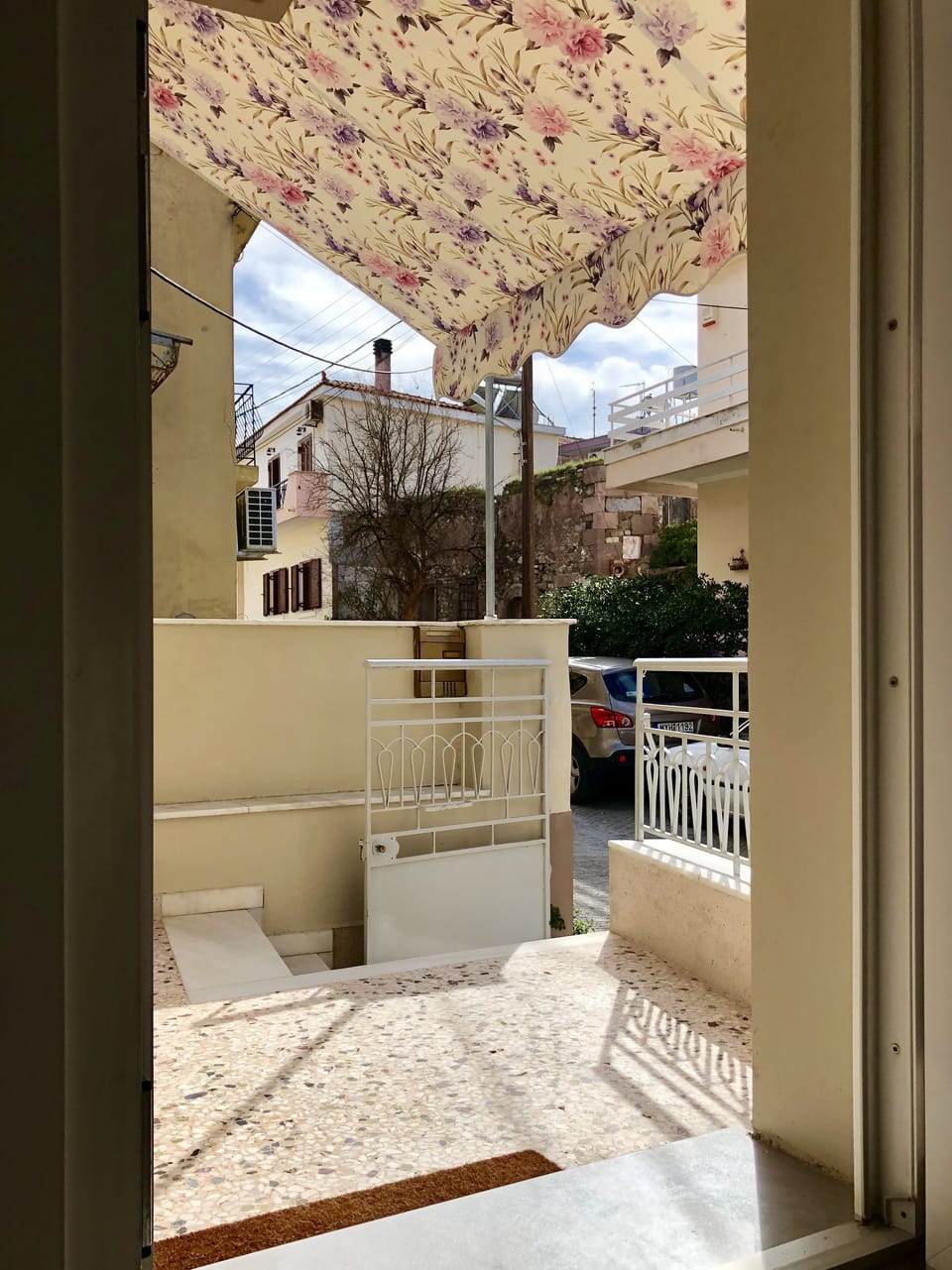 The entrance of the Bungalow