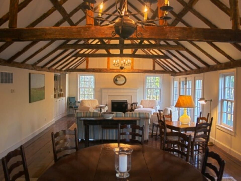 Great room.  This was the original schoolhouse in Wainscott.  