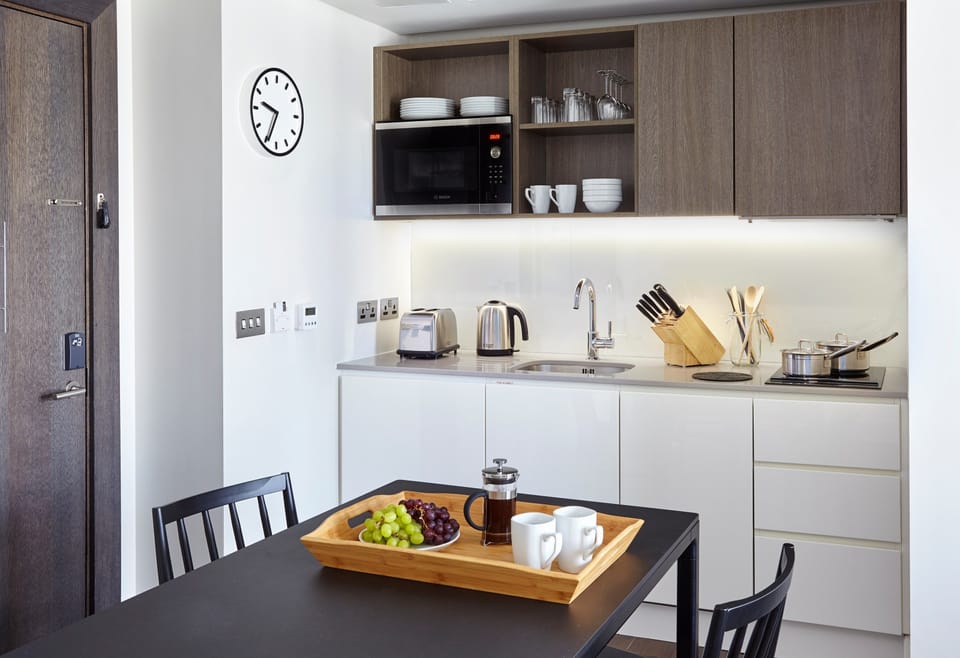 Settle into the dining area and enjoy a nice meal.