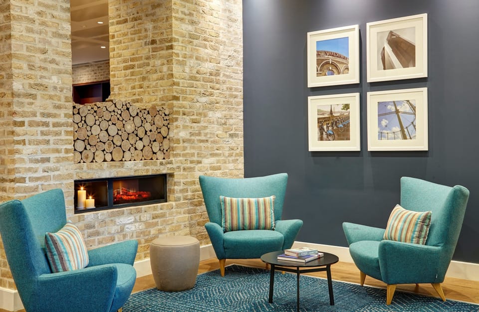 Catch up with friends and family in the communal lounge.