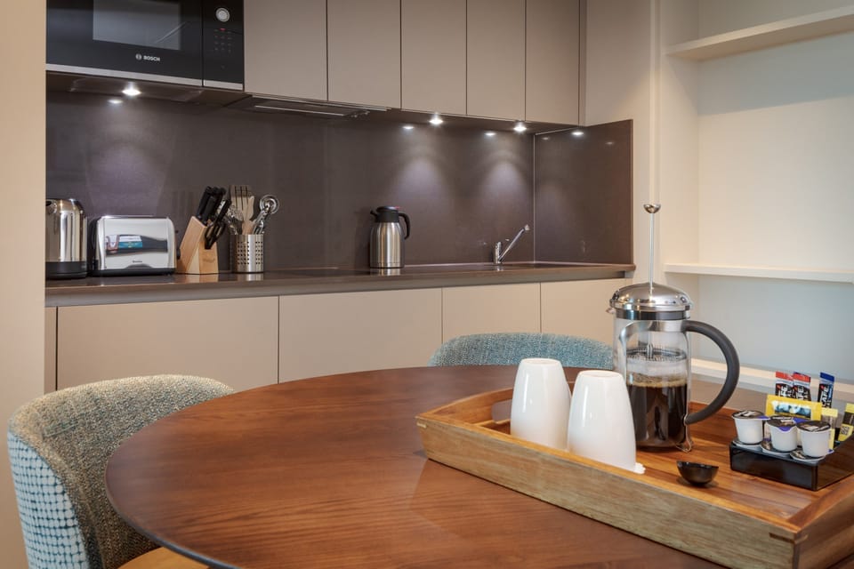 Settle into the dining area and enjoy a nice meal.