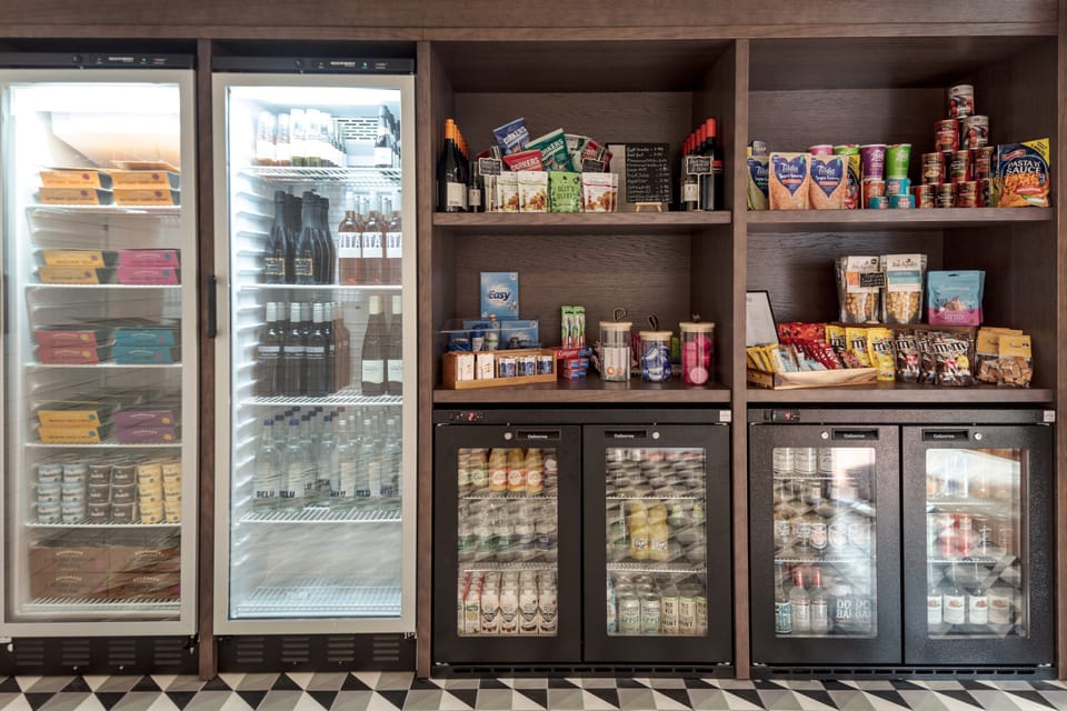 Grab some groceries on-site.