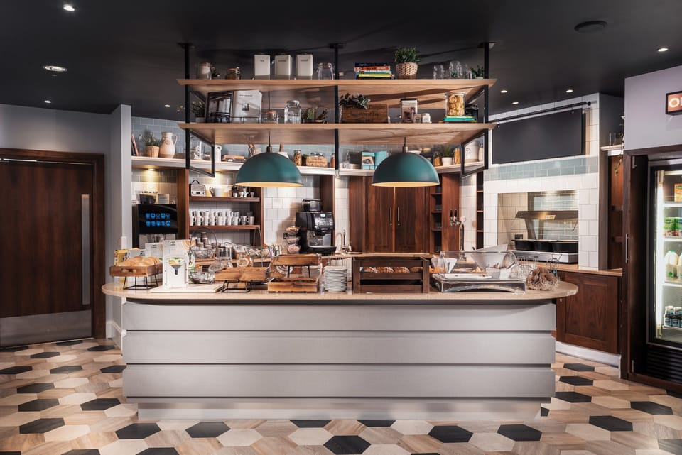 Grab breakfast on-site.