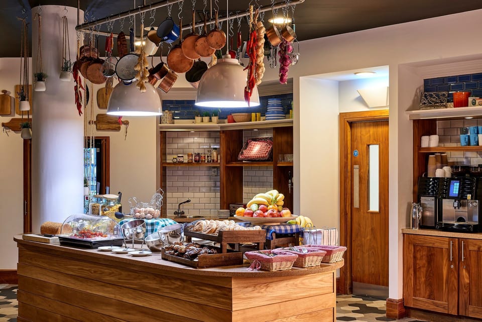 Enjoy the complimentary breakfast buffet.
