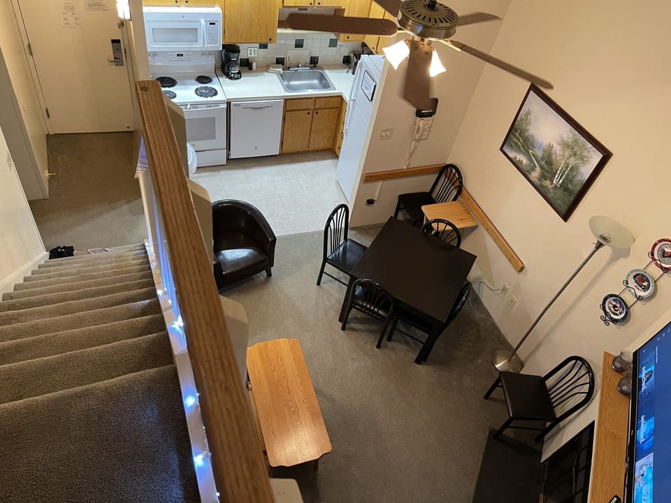 Open Living/dining/kitchen 