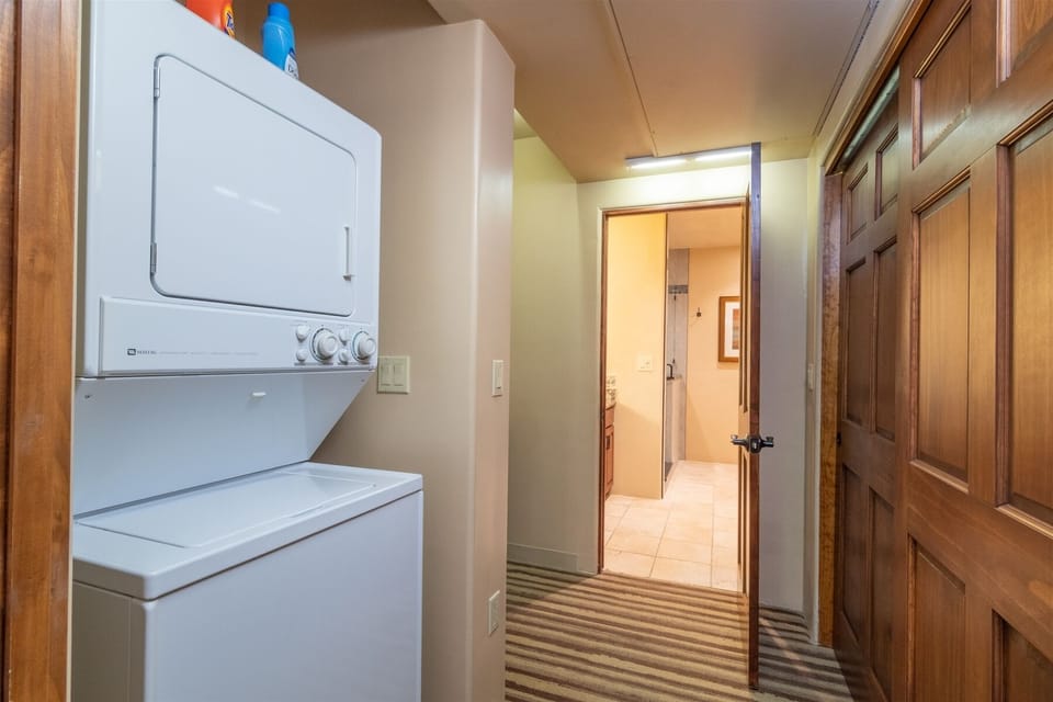 Stacked washer and dryer for your use and convenience