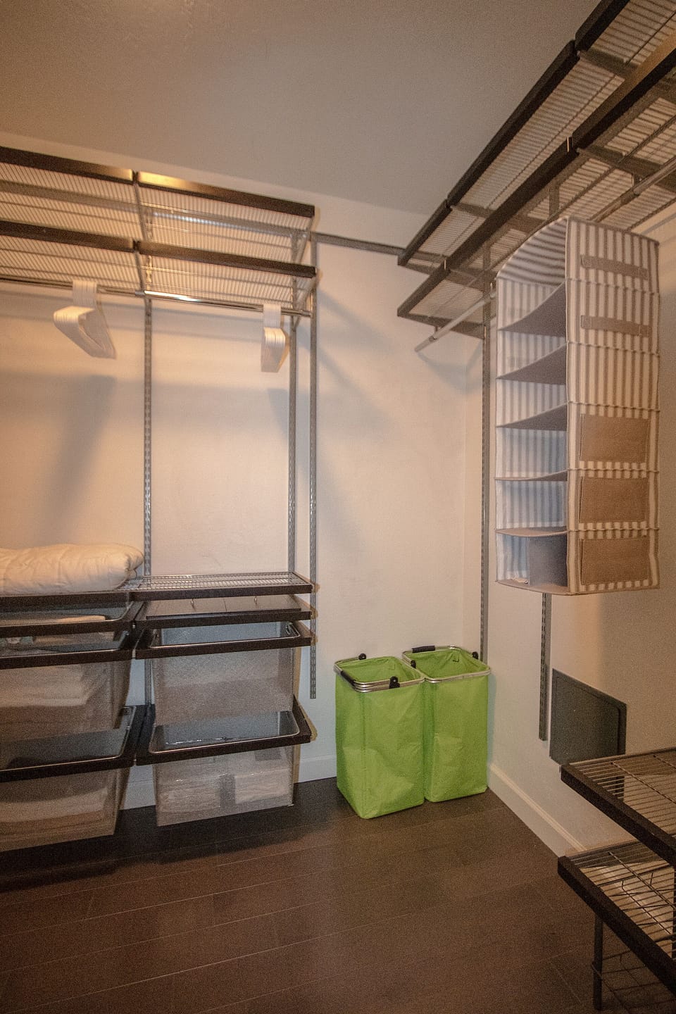 Walk-in  closet in master bedroom