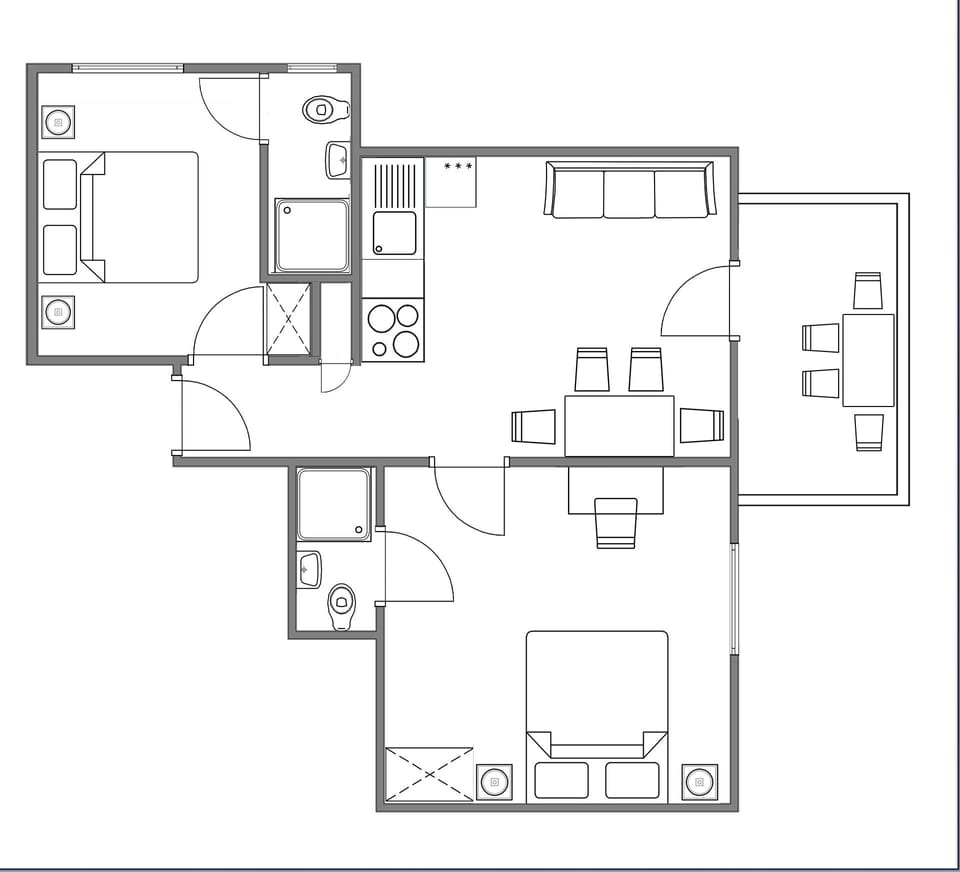 Plan of the apartment