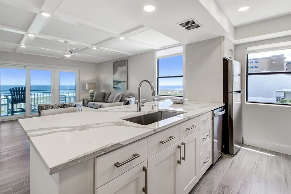 Ocean View from Your Fully Stocked Kitchen