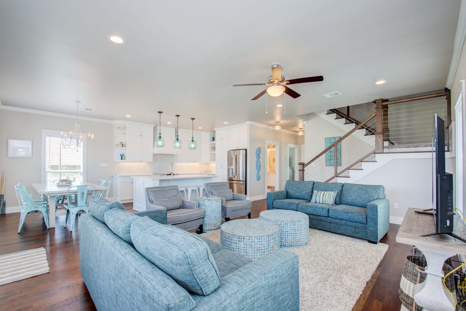 Comfortable seating for Movie Night