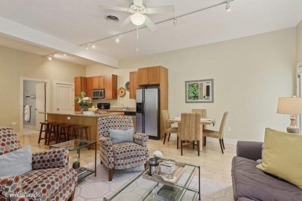 Family Room and Kitchen