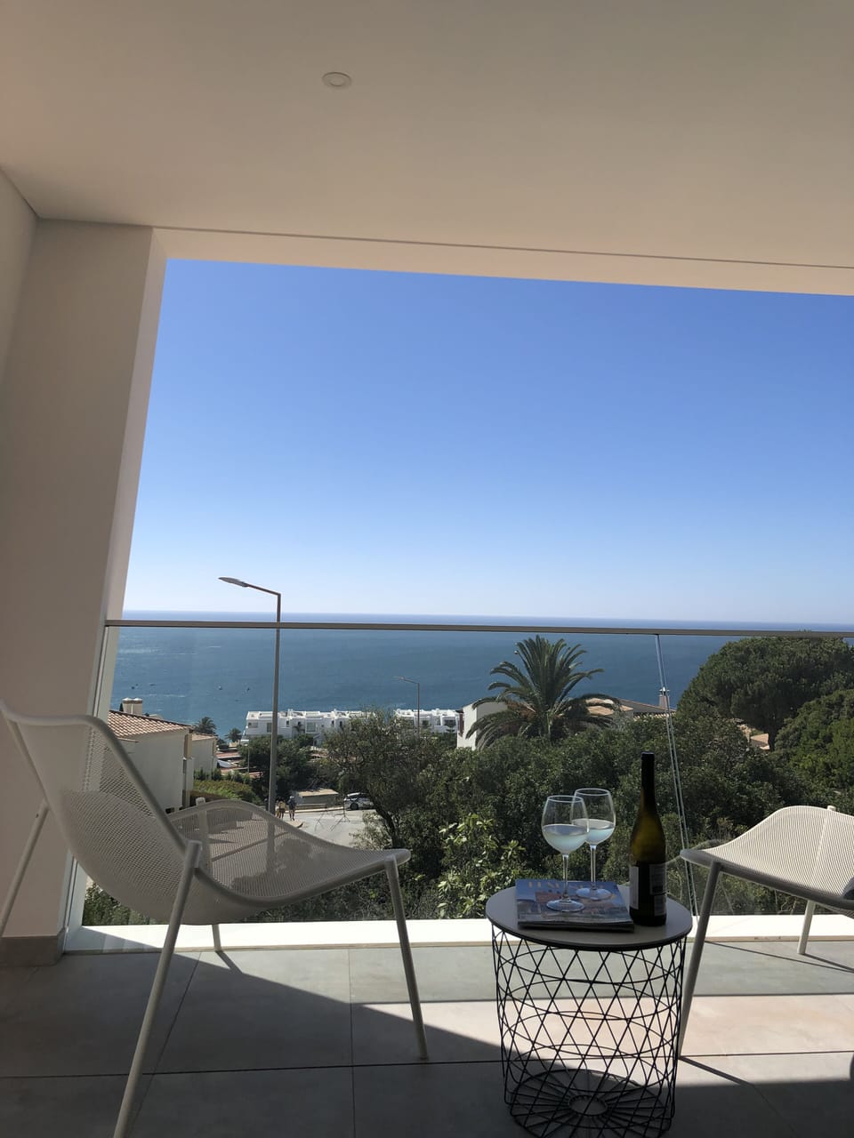 from lounge go directly out to balcony 