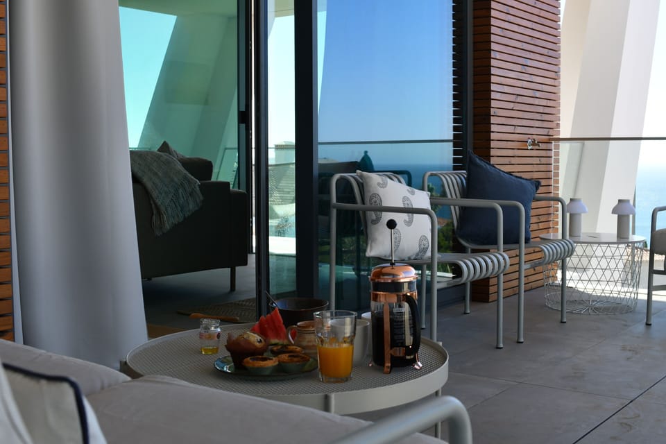 outside lounge seating area