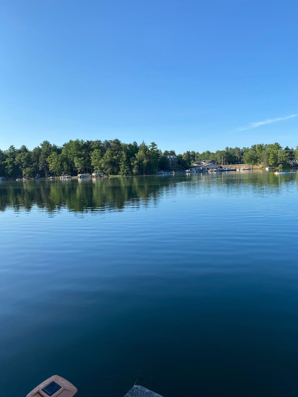 View of Limekiln Lake from end of the dock