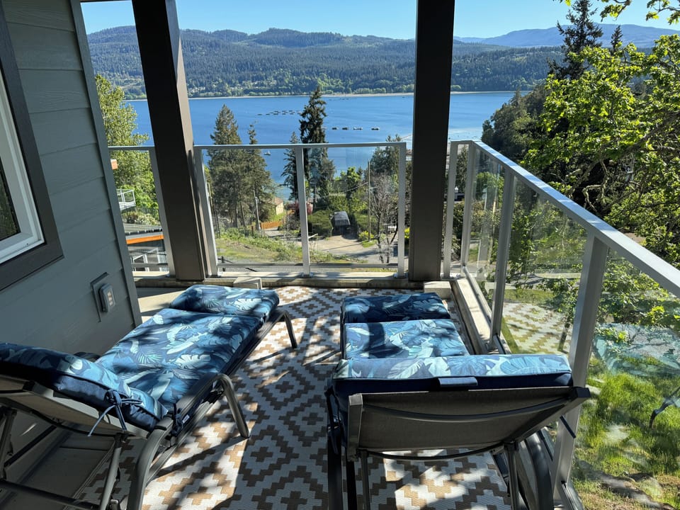 cosy corner of deck