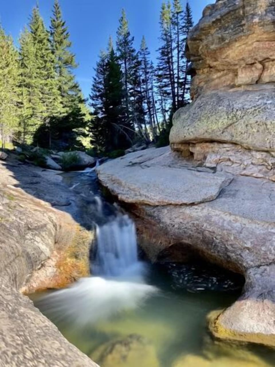 Near Porcupine falls is another great waterfall system above Sheridan Wyoming, this is called paradise falls! Only 45-60 Minutes up the bighorn mountains!