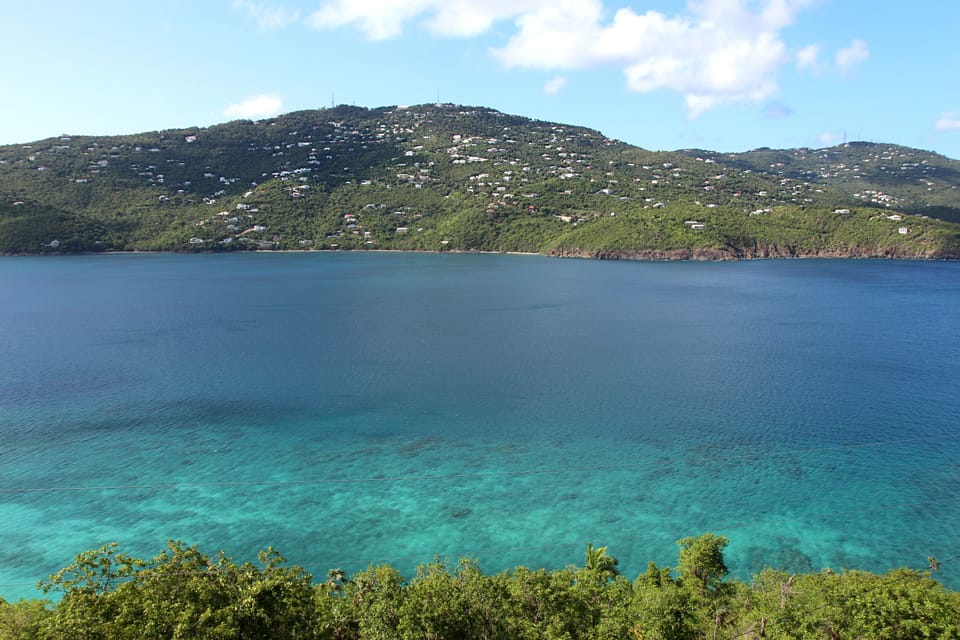 Views Across the Bay from the Upper Terrace