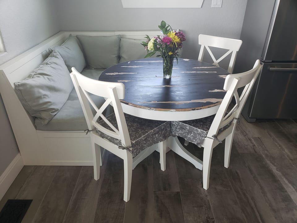 Indoor dining.