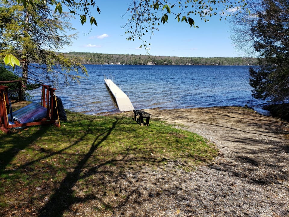 Private 65' Waterfront shallow beach sand