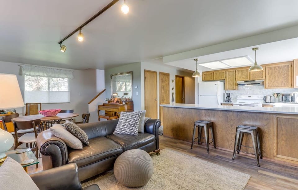Open plan living area