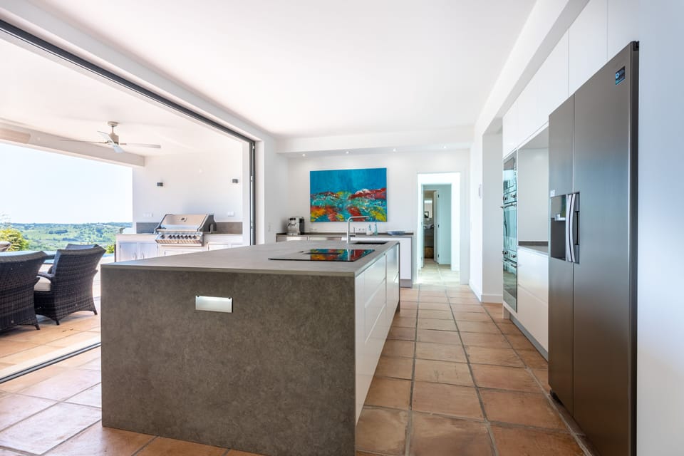 Access through corridors to one of the ensuite bedrooms and gym.