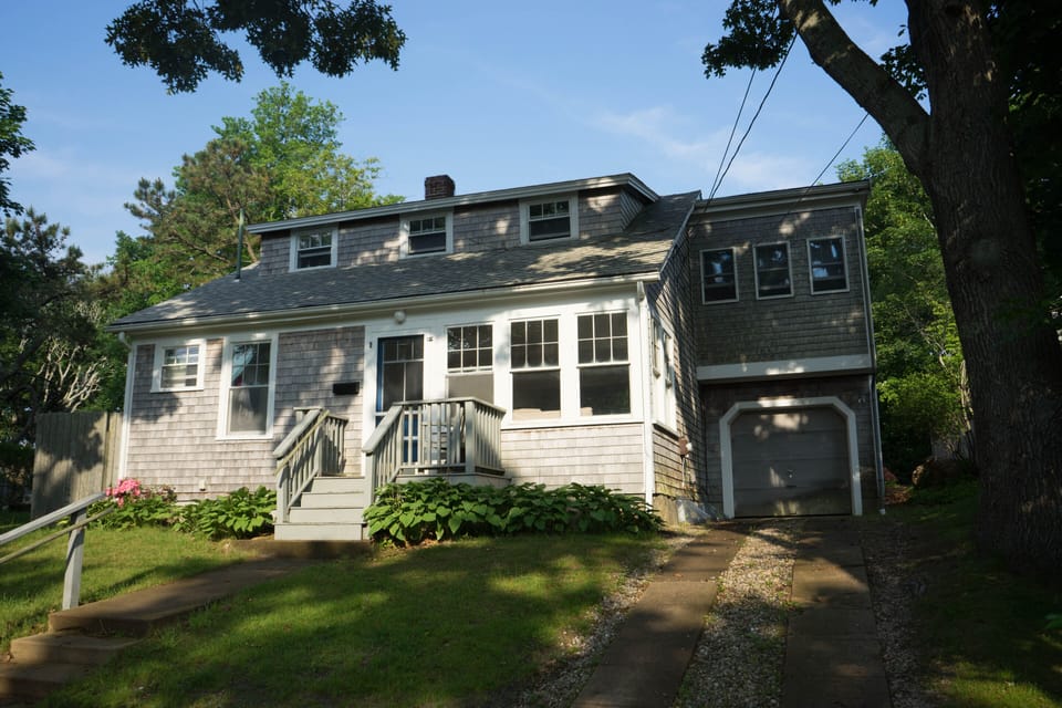 Front of house. Parking for 2 cars in driveway. 