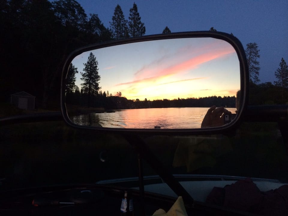 Sunset cruising.  