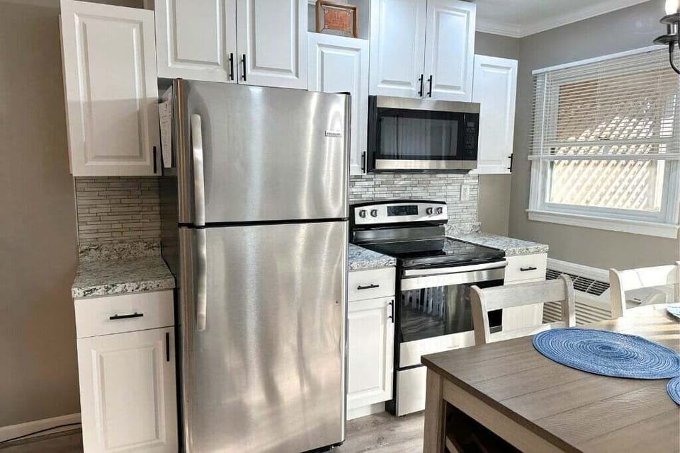 The perfect space to cook meals for the group.