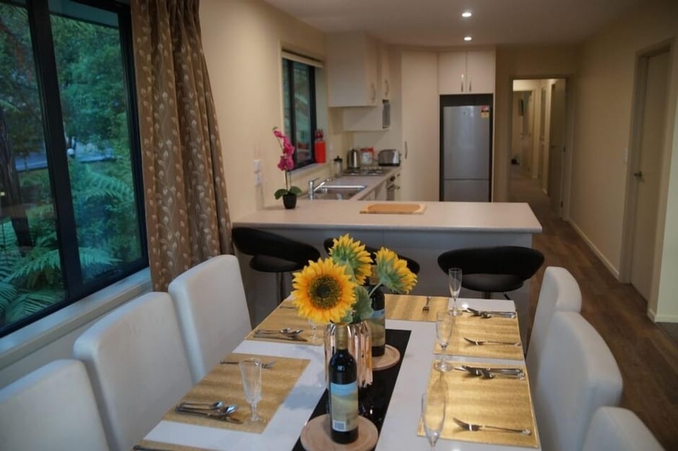 Looking towards the kitchen from dining area