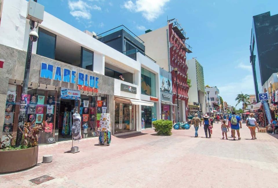 Bustling 5th Avenue is less than a block away