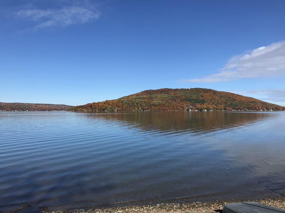 Fall reflection in the lake