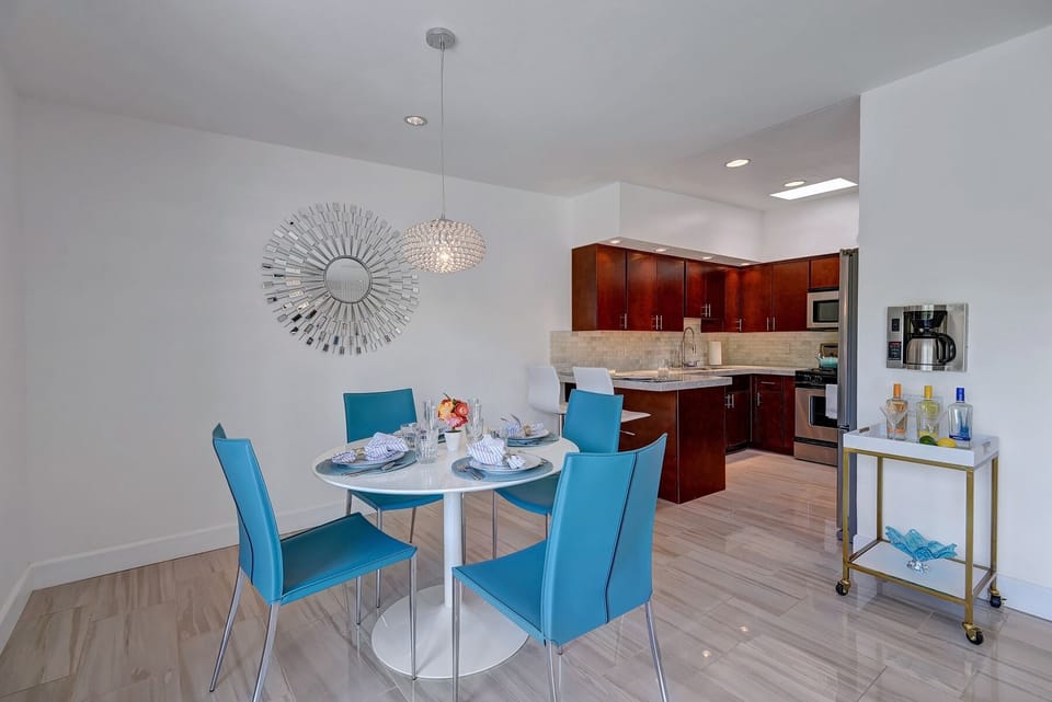 Dining Area & bar cart