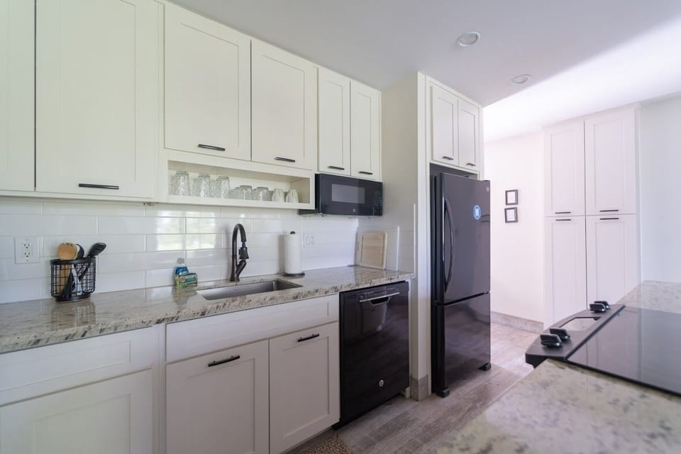 Indoors, Kitchen, Sink, Refrigerator, Sink Faucet