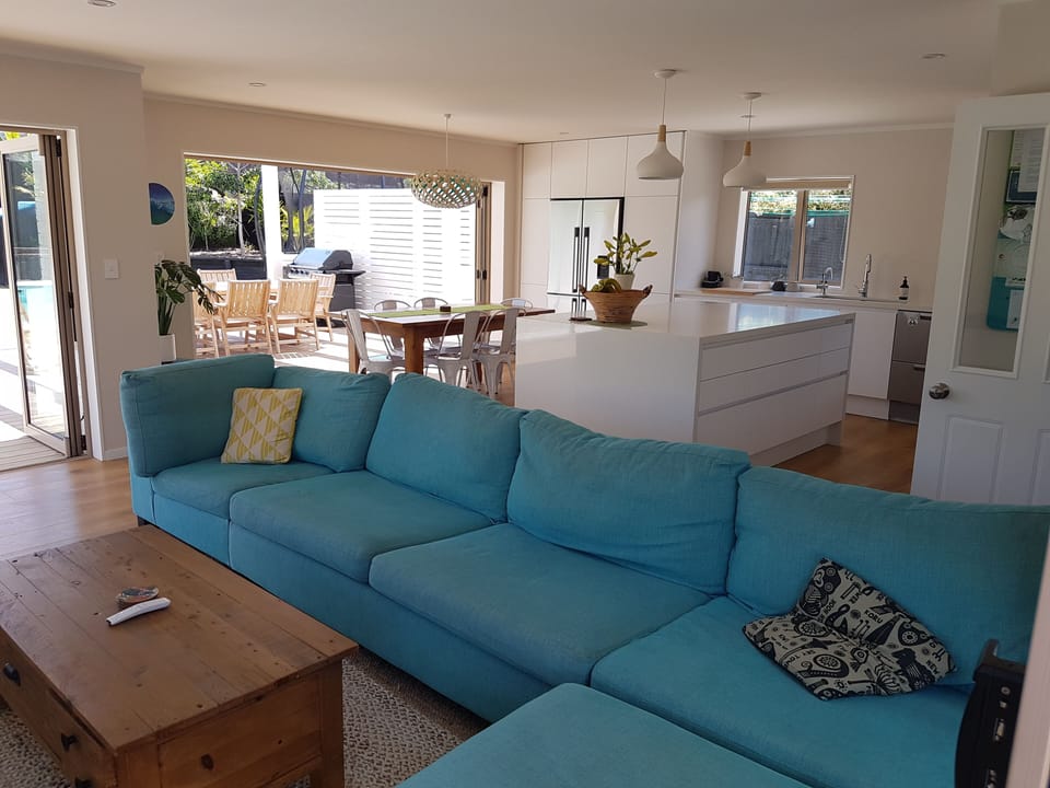 Open plan living area