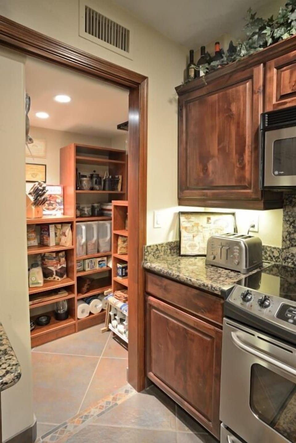 Semi Stocked Pantry.