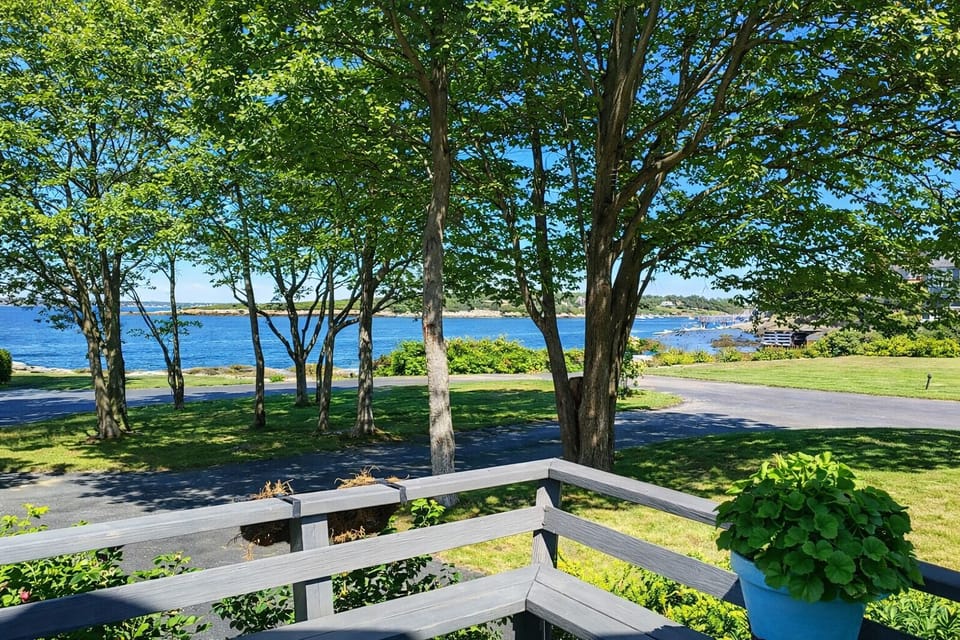 Another view of the ocean from deck.