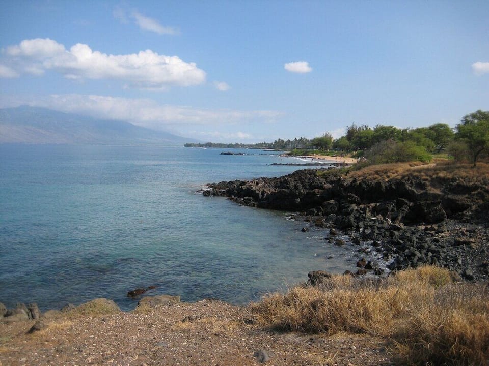 View from Heritage Trail looking toward Kamaole III Beach