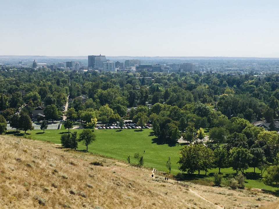 Camels Back Park is a pleasant 10-minute walk.  Lovely trails!