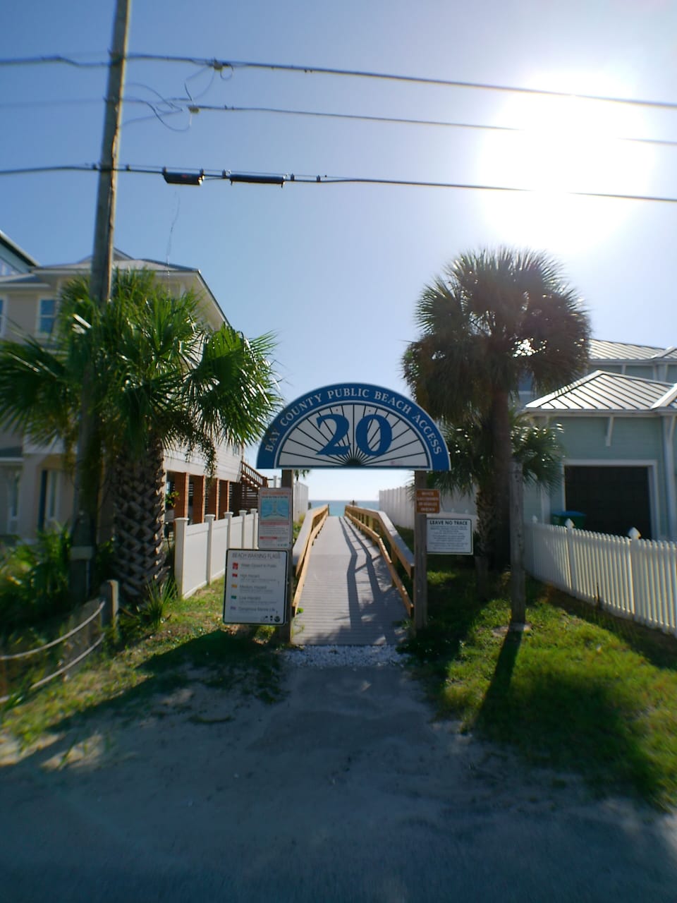BoardWalk #20 to Beach just a short minute walk from house.
