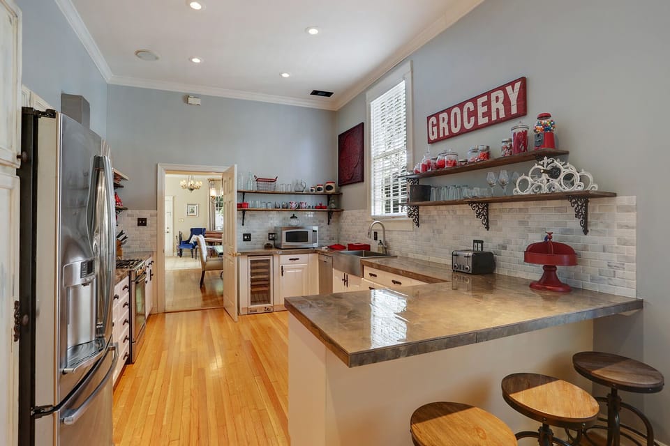 remodeled kitchen with stainless appliances
