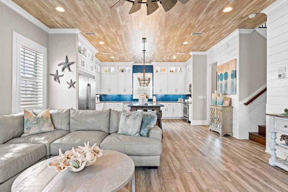 First Floor Living Room - Kitchen