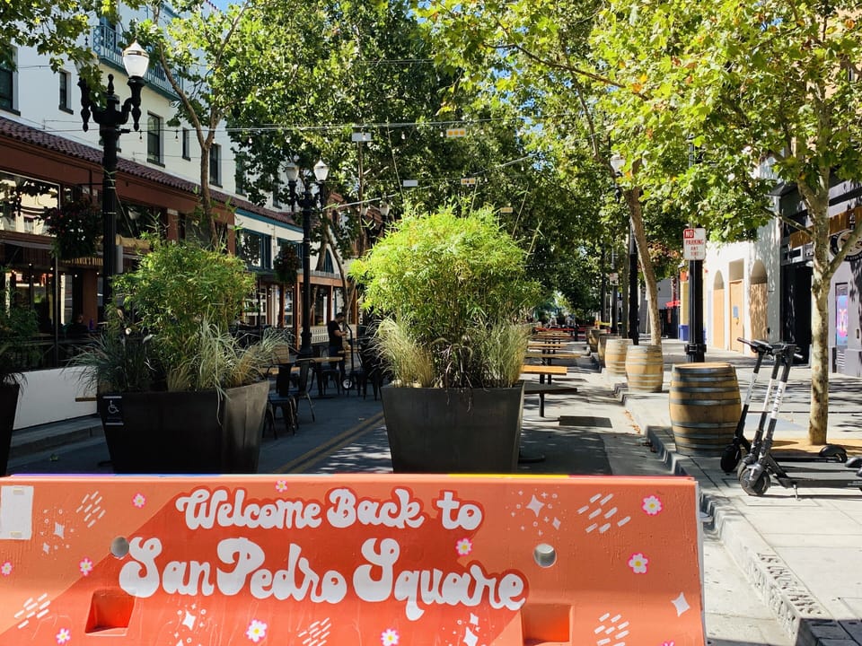 San Pedro Square full of restaurants and bars!